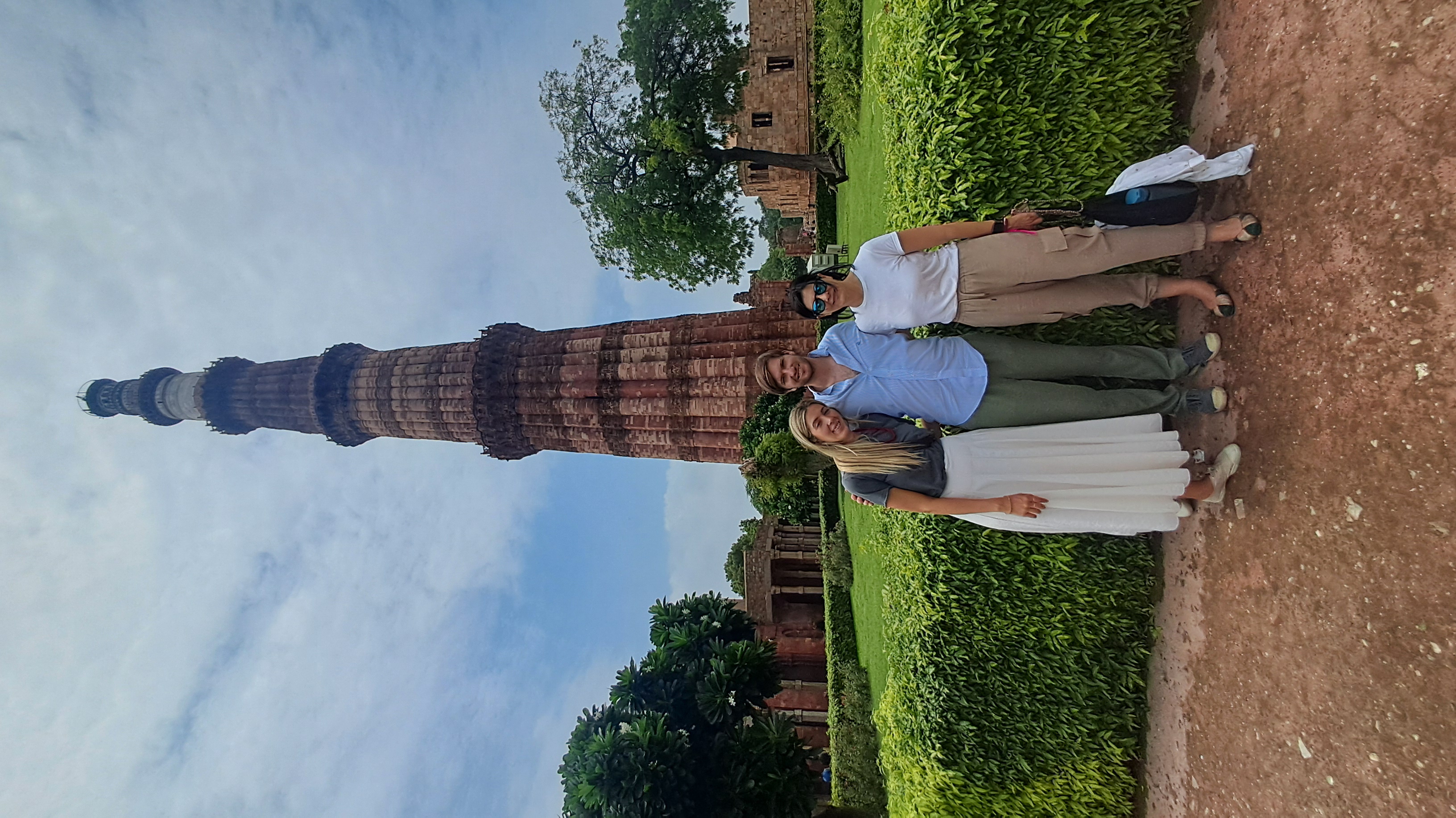 Client at Qutub Minar